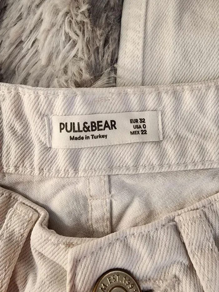 🌸Jeans Droit Blanc Pull&Bear Taille 32  🌸 - photo numéro 6