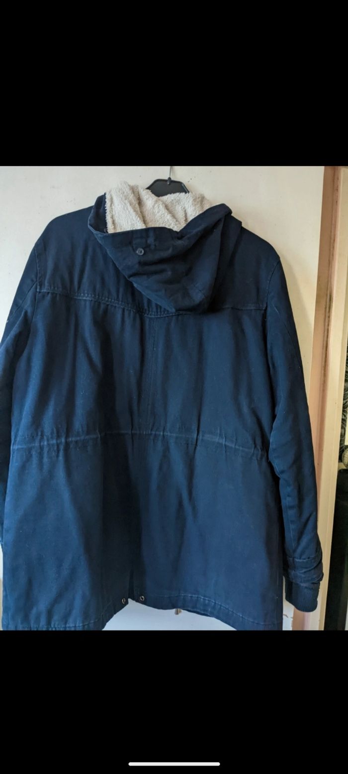 Parka bleue marine blog by Gemo. Taille XL - photo numéro 9