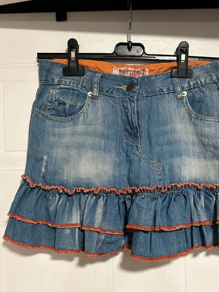 Mini jupe en Jean Vintage Jennyfer Taille 36 Neuve - photo numéro 3