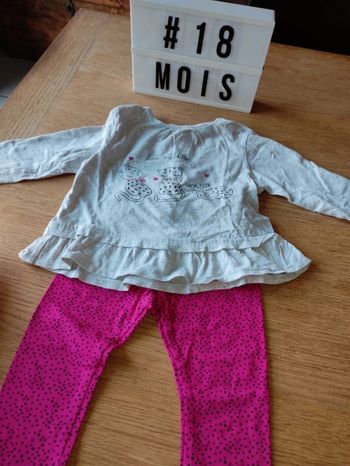 Ensemble t shirt manches longues + legging