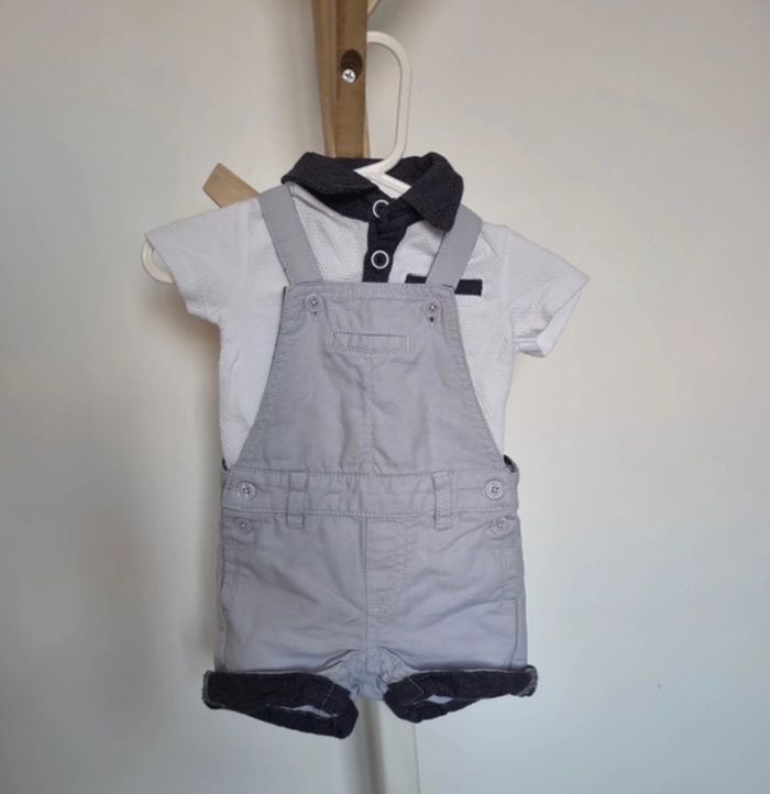 Ensemble combi T-shirt 3 mois