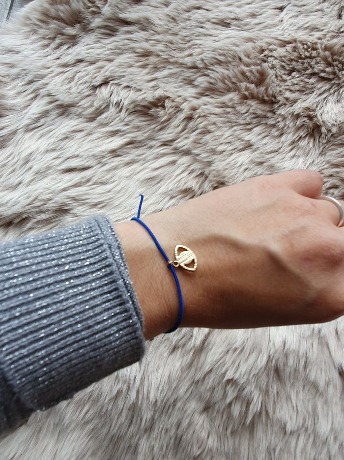 Bracelet fantaisie bleu fille - photo numéro 3