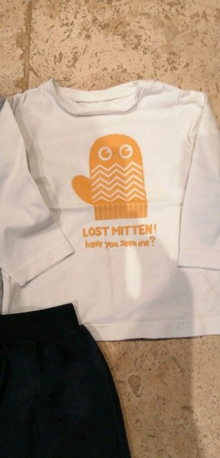 T shirt manches longues et bas de jogging en 18 mois - photo numéro 3