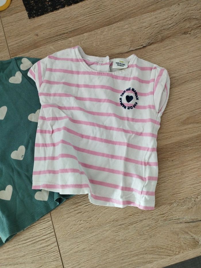 2 t-shirts différentes marques - photo numéro 2