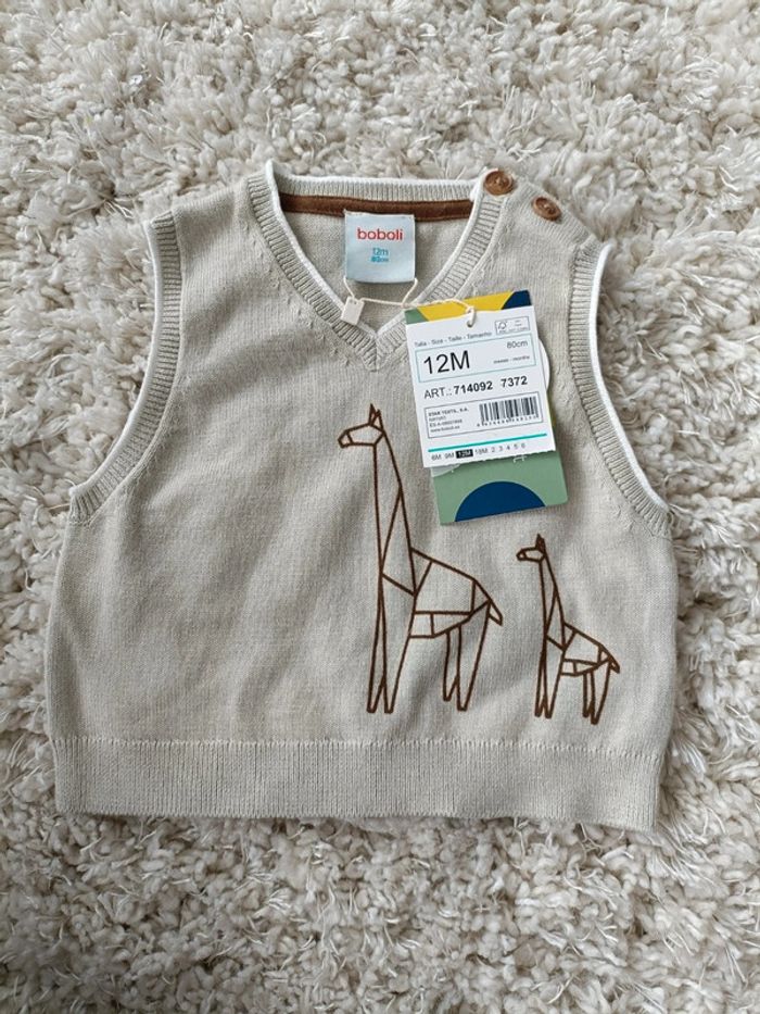 Gilet boboli sans manche en 12 mois - photo numéro 3