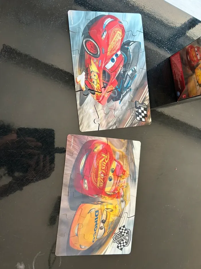 Boîte lot de 2 puzzle cars 24 pièces - photo numéro 3