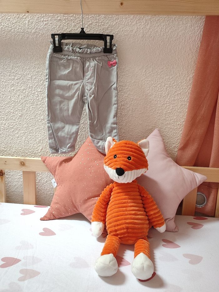 Pantalon - Nœud rose - 12 mois - Très bon état - In extenso