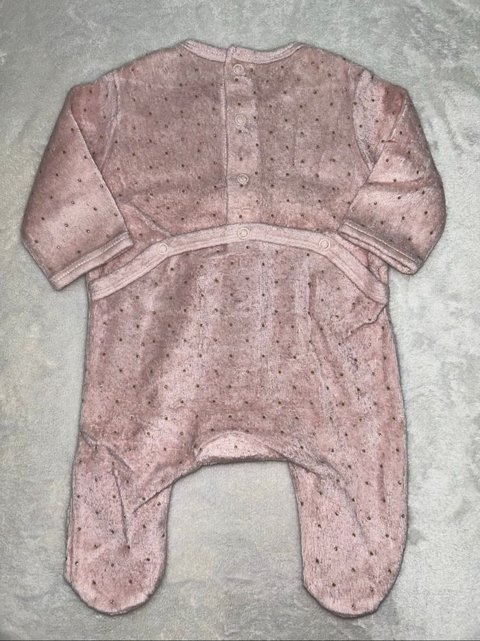 Pyjama bébé rose 1 mois - photo numéro 3