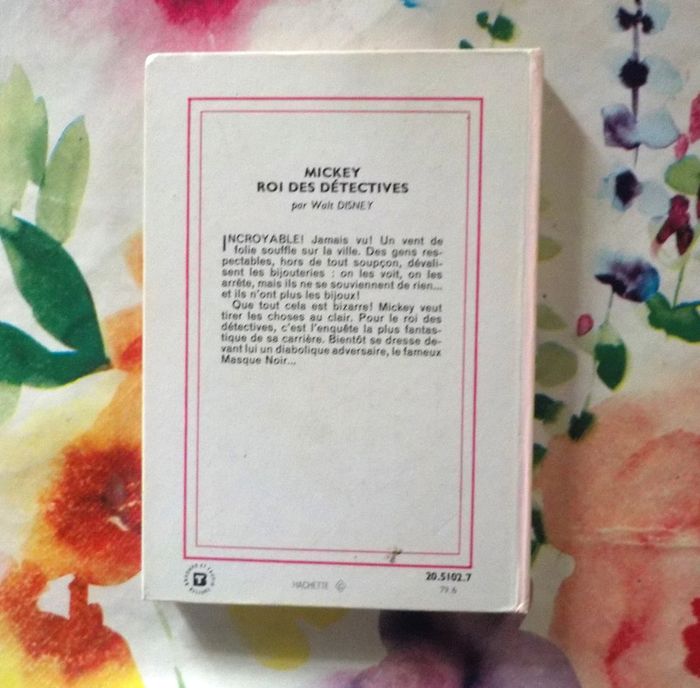 Mickey roi des détectives Walt Disney Bibliothèque Rose 1979 - photo numéro 2