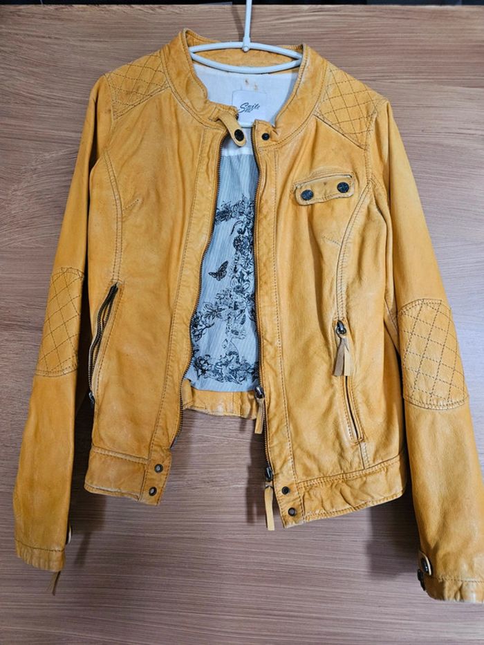 Veste en cuir