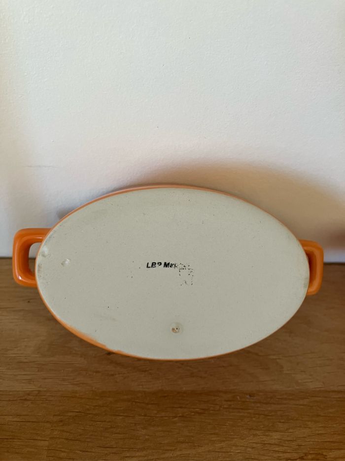 Lot de 6 petites cocottes orange - photo numéro 3