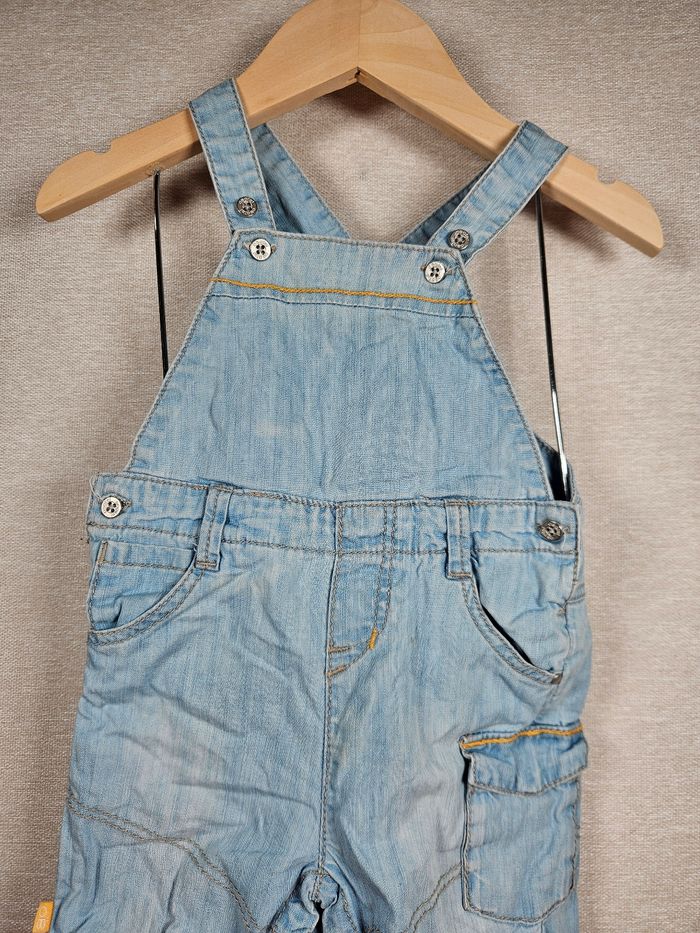 Salopette en jean obaïbi 6 mois 67cm - photo numéro 3