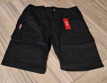 Short homme Cargo  résistant travail noir