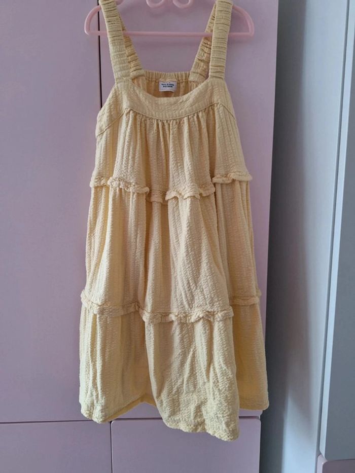 Robe été jaune TAO 8 ans