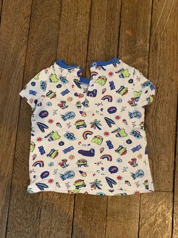 Tee shirt manches courtes  bébé 12 mois