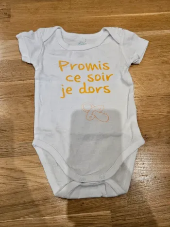 Bodie avec message 3 mois