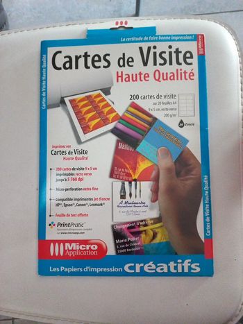 Kit de papier cartes de visite