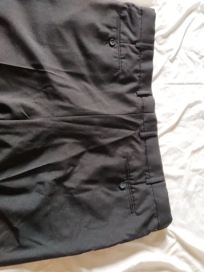 Pantalon de costume noir - photo numéro 4