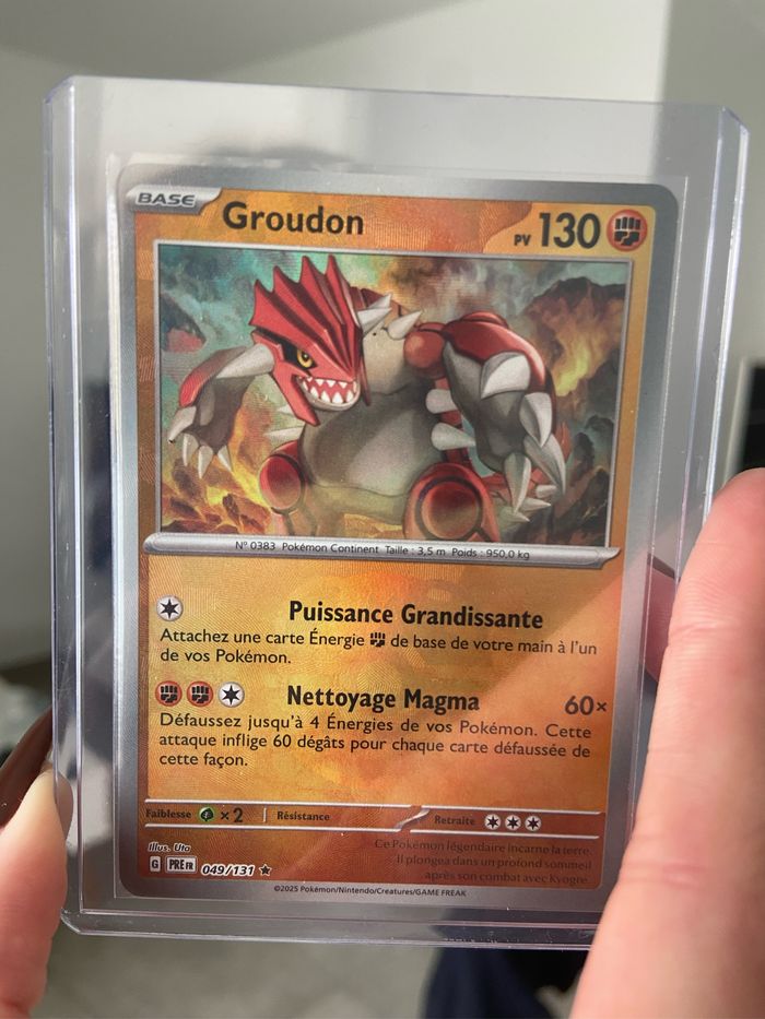 Carte Pokémon Groudon masterball 049/131 évolution prismatique - photo numéro 2
