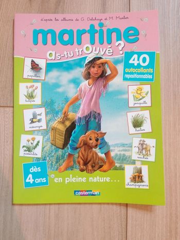 Livre activités Martine as-tu trouvé ?