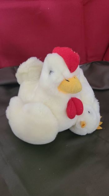 Doudou poule et son poussin