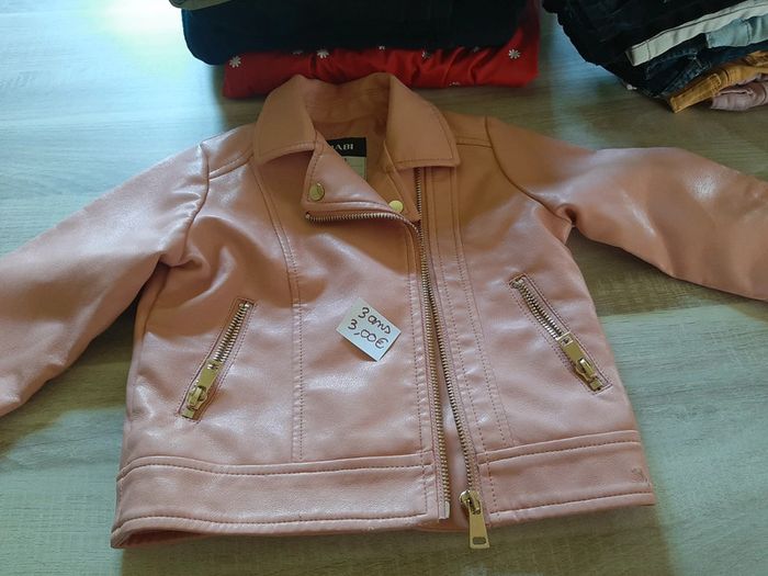Veste en simili cuir 3ans