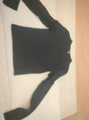 Haut côtelé Jennyfer noir 14 ans