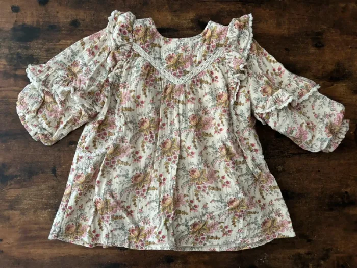 Robe fleurie esprit indien - photo numéro 2