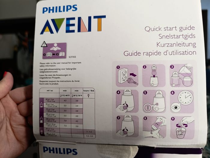 Chauffe biberon et petits pots Philips Avent en 3 minutes - photo numéro 3
