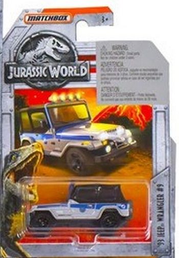 Matchbox voiture jeep wrangler jurassic world fmw90
