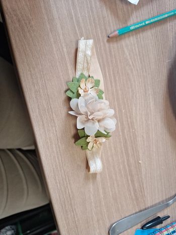 Petit bandeau fleurs bebe