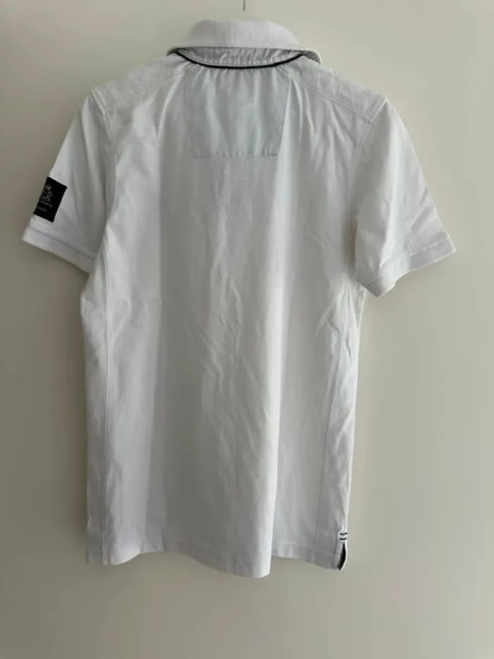 Polo blanc homme taille S - photo numéro 3
