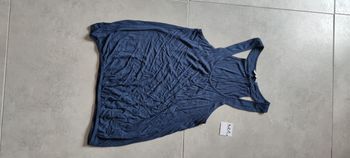 Débardeur bleu femme taille 38/40