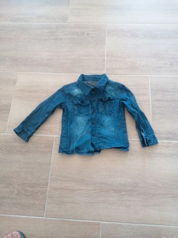 Chemise en jeans 24 mois