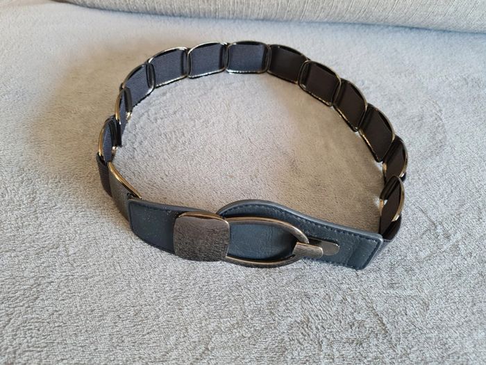 Ceinture bleu marine et argenté Zara - photo numéro 2