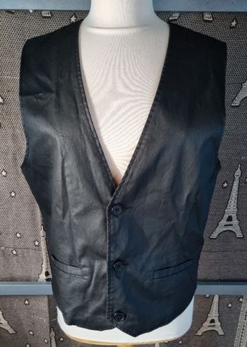 Gilet de costume noir taille L