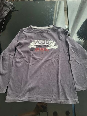 T shirt marron tex 10 ans