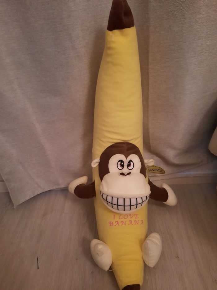 peluche banane - photo numéro 1