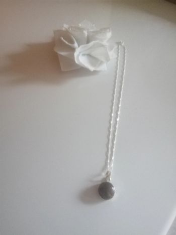 🌸Chaîne en argent avec pendentif œil de tigre "l'arbre des Chakras" 🌸