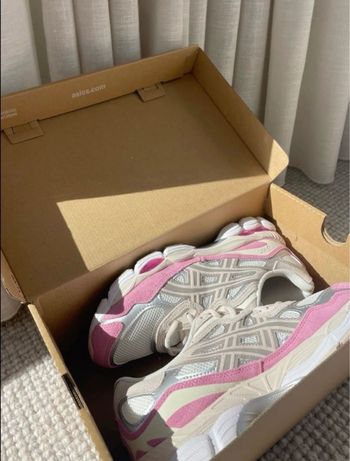 Asics gel Nyc rose blanc 39 