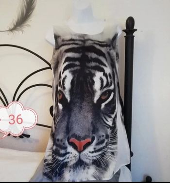 Robe tigre fluide femme.36