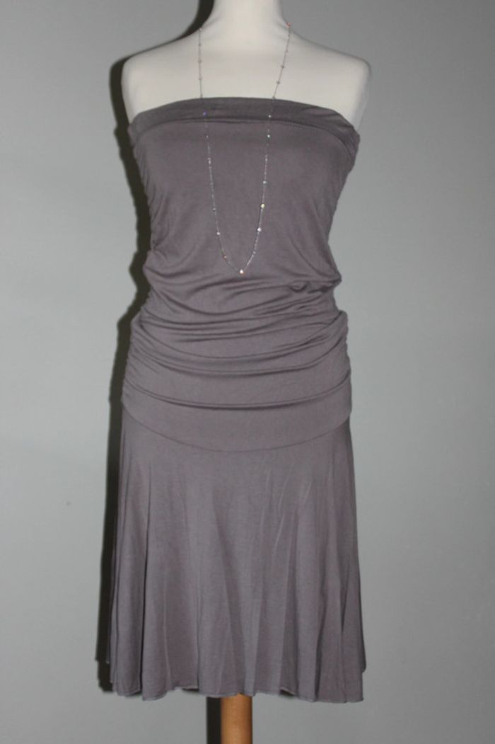 Robe bustier couleur taupe 36/38 - photo numéro 2