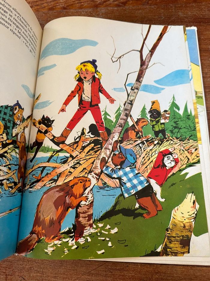 1978 Livre Caroline au Canada Grands albums Hachette Pierre Probst bd ancien - photo numéro 5