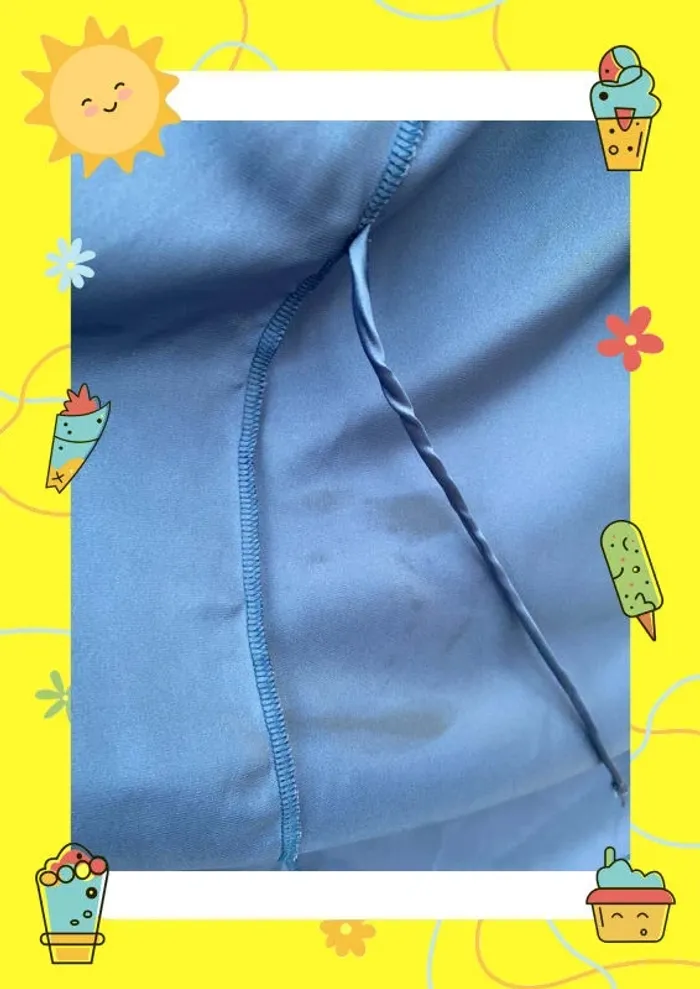 Peignoir Etam M 38 bleu - photo numéro 5