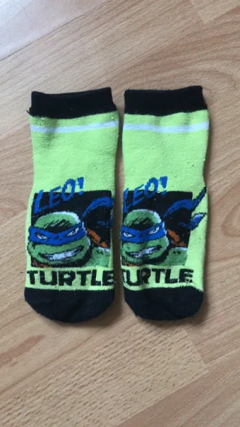 Chaussettes chausson Léo tortue ninja  23/26