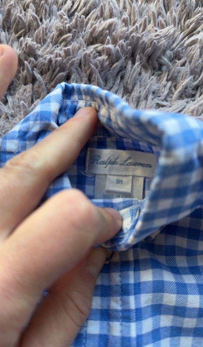 Chemise Ralph Lauren 9 mois - photo numéro 3
