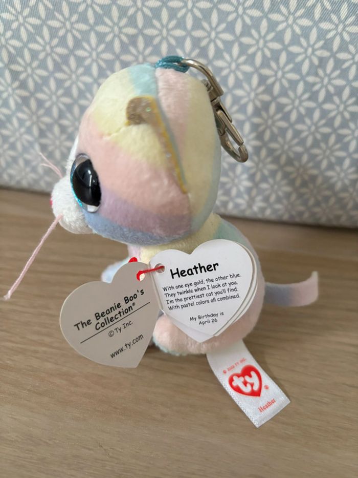 Porte-Clefs Heather Le Chat "The Beanie Boo's Collection" - photo numéro 4
