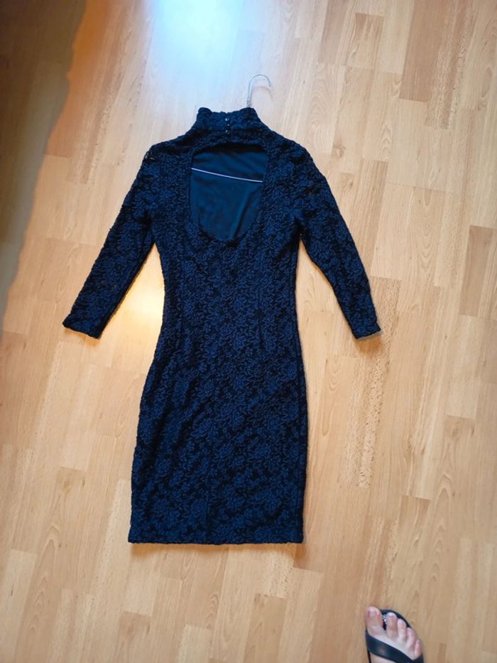 Robe noir cocktail Zara taille S - photo numéro 4
