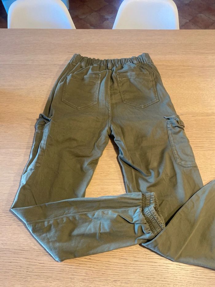 Pantalon cargo kaki Liberto taille 36 - photo numéro 4