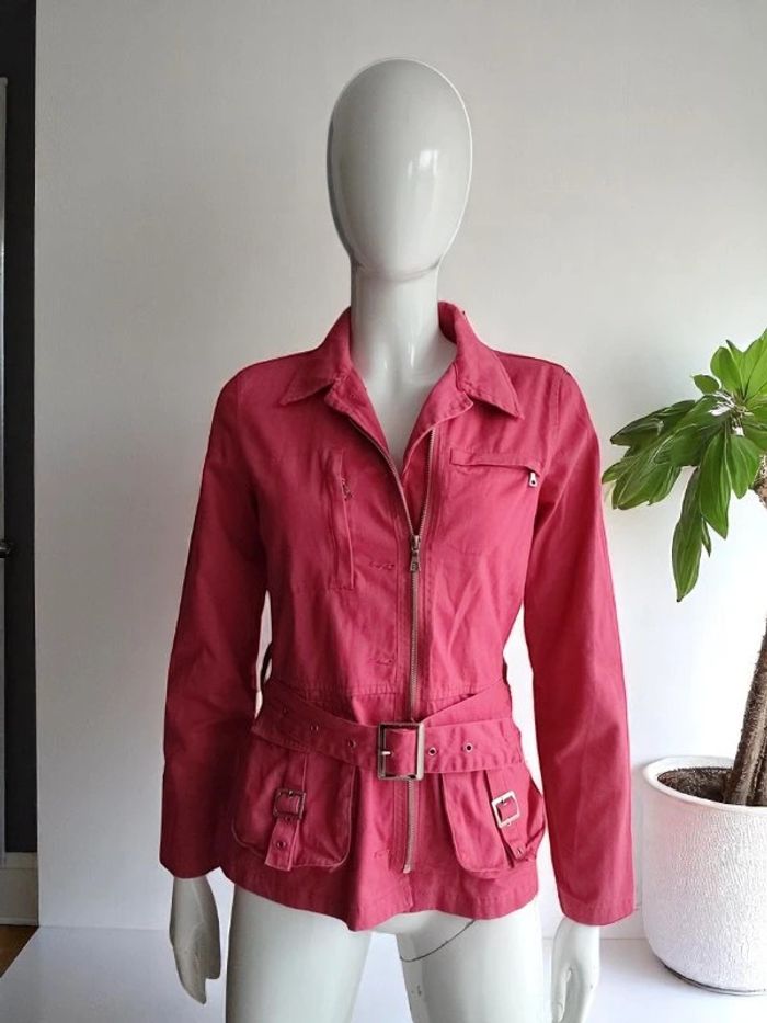Veste saharienne rose